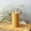 Pure Beeswax Pillar Candles