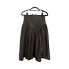 Pleated Calf-Length Skirt