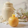 Pomegranate Pure Beeswax Candle