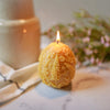 Pure Beeswax Wildflower Egg Candles