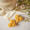 Honey Bee Heart Beeswax Candle