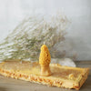 Pure Beeswax Morel Mushroom Candles