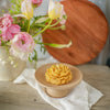 Pure Beeswax Peony Candles