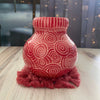 Circle Sgraffito Vase