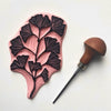 Gingko Leaf Block Print