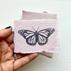 Mini Monarch Block Print