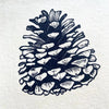 Pinecone Block Print