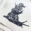 Snail Tower Block Print