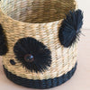 Panda 6" Seagrass Basket Planter