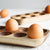 Japanese style Wooden Double Row Egg Storage