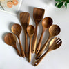 8 Pieces Thailand Teak Natural Wood Kitchen Set