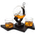 Wine and Whiskey 850ml Ski Decanter With Two Glacier Mountain Glasses