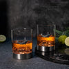 Fish Whiskey, Wine & Water Glasses - Set of 2