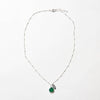 August Green Jade Birthstone Necklace