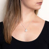 April Herkimer Diamond Birthstone Necklace