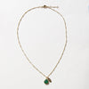 August Green Jade Birthstone Necklace