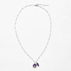 February Amethyst Birthstone Necklace