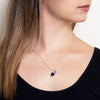 February Amethyst Birthstone Necklace