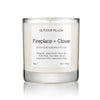 Fireplace and Clove Scented Candle