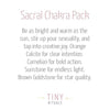 Sacral Chakra Bracelet Pack
