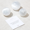 Selenite Sphere with Tripod