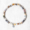 Yellow Dendritic Opal Energy Bracelet