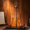 Whiskey & Wine 1000ml Guitar Decanter & Mahogany Base With Two 10-oz Glasses