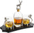 Stag Antler Liquor Decanter Set with Two Stag Glasses